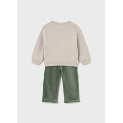 Conjunto pantalón y sudadera bebé niño mayoral