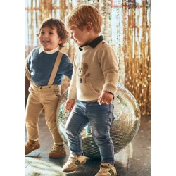 Pantalon soft denim bebe...