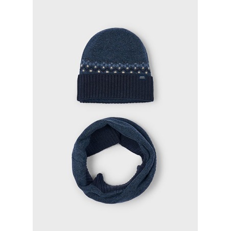 Conjunto gorro y cuello niño mayoral