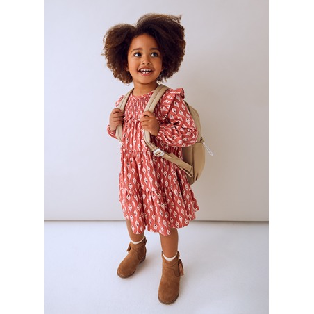 Vestido viella estampado niña mayoral
