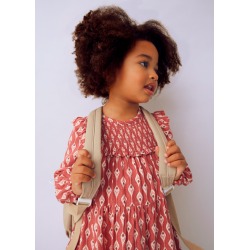 Vestido viella estampado niña mayoral