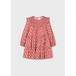 Vestido viella estampado niña mayoral