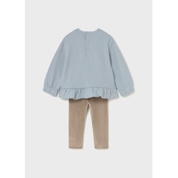 Conjunto legging y sudadera bebé niña mayoral