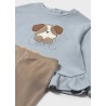 Conjunto legging y sudadera bebé niña mayoral