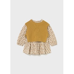 Vestido con chaleco bebé...