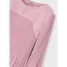 Vestido gasa plisada niña mayoral