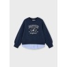 Sudadera combinada niña mayoral