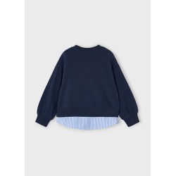 Sudadera combinada niña mayoral