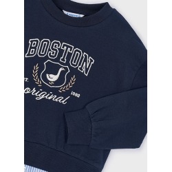 Sudadera combinada niña mayoral