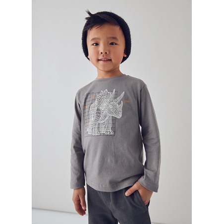 Camiseta interactiva dinosaurio niño mayoral
