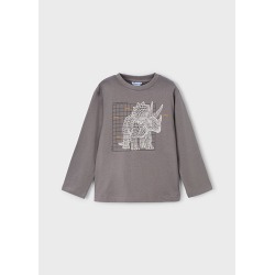 Camiseta interactiva dinosaurio niño mayoral
