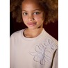 Sudadera flor chica mayoral