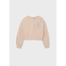 Sudadera flor chica mayoral