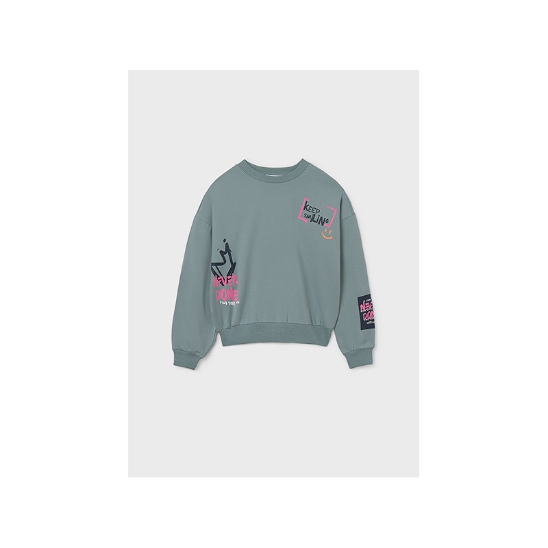Sudadera print chica mayoral