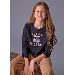 Camiseta básica letras...