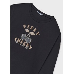 Camiseta básica letras chica mayoral