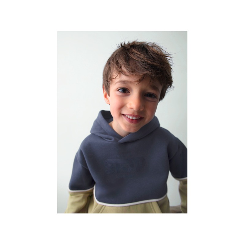 Sudadera contraste niño Mayoral