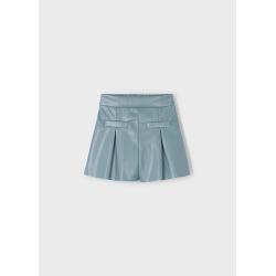 Pantalón corto polipiel...