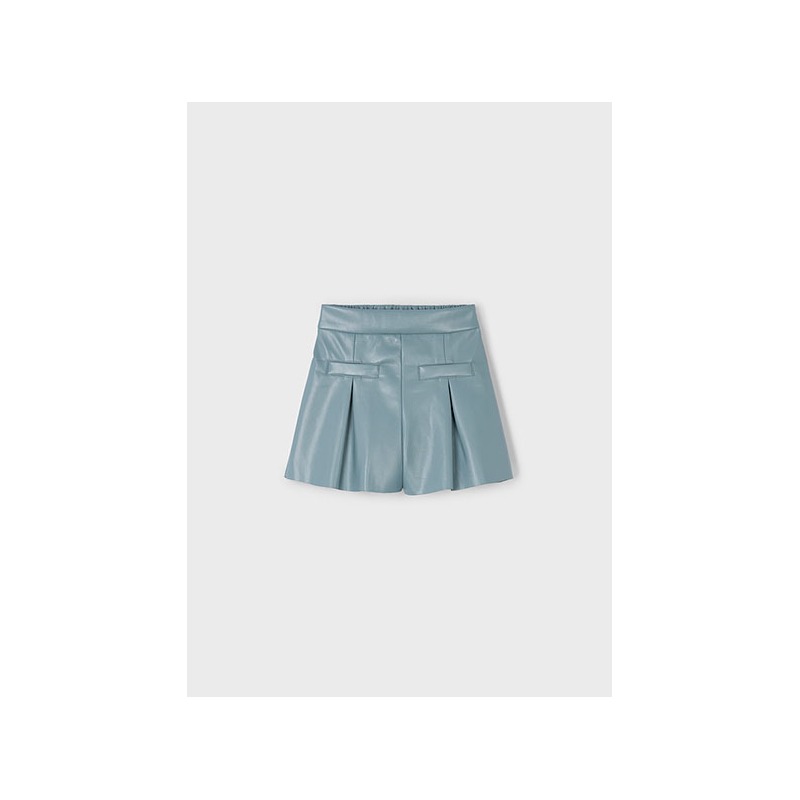 Pantalón corto polipiel niña mayoral