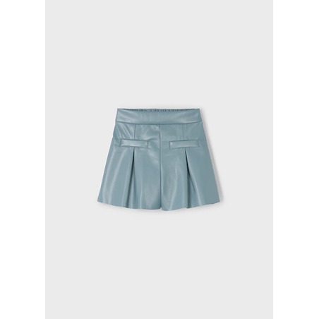 Pantalón corto polipiel niña mayoral