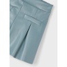 Pantalón corto polipiel niña mayoral