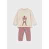 Conjunto pantalón y jersey bebé niña mayoral