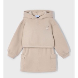 Conjunto falda cargo y sudadera niña mayoral