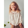 Blusa cuello estampada niña mayoral