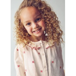 Blusa cuello estampada niña mayoral