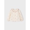 Blusa cuello estampada niña mayoral
