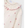 Blusa cuello estampada niña mayoral