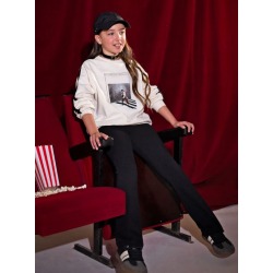 Conjunto legging acampanado y sudadera chica mayoral