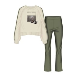 Conjunto legging acampanado y sudadera chica mayoral