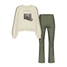 Conjunto legging acampanado y sudadera chica mayoral