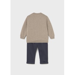 Conjunto pantalón y jersey animal bebé niño mayoral