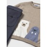 Conjunto pantalón y jersey animal bebé niño mayoral