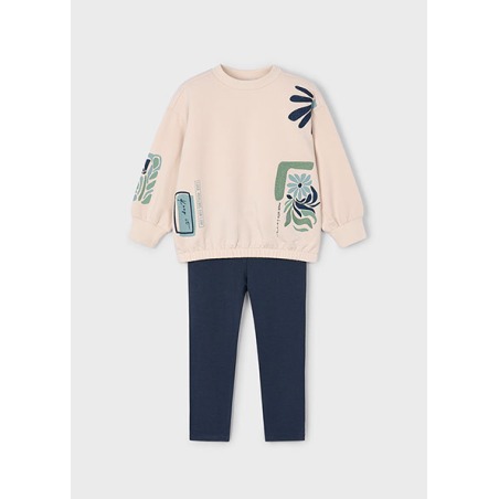 Conjunto legging y sudadera niña mayoral