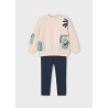 Conjunto legging y sudadera niña mayoral