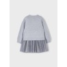 Vestido tricot combinado niña mayoral