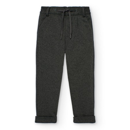Pantalón punto franela niño Boboli