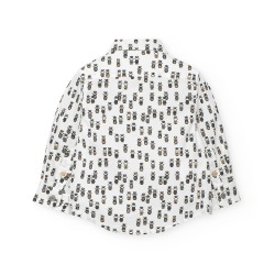 Camisa popelín estampado niño Boboli