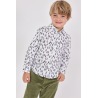 Camisa popelín estampado niño Boboli