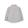 Camisa popelín cuadros niño Boboli