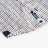 Camisa popelín cuadros niño Boboli