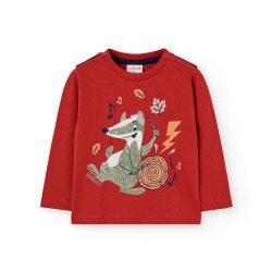 Camiseta estampado animal niño boboli