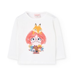 Camiseta estampada niña Boboli