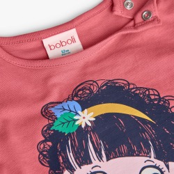Camiseta estampada niña Boboli