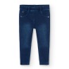 Pantalón felpa denim niña Boboli