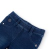 Pantalón felpa denim niña Boboli