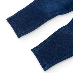 Pantalón felpa denim niña Boboli
